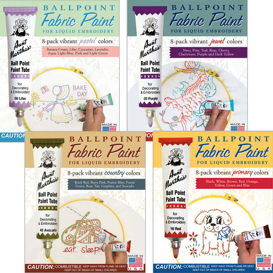 Aunt Martha's 8-Pack Ballpoint Paint